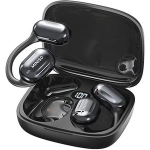 MINISO MS162 Ki Vertaler, koptelefoon, realtime, OWS open ear, AI-vertaler, oortelefoon, draadloze bluetooth-hoofdtelefoon, ondersteuning, 135 talen, vertaler, hoofdtelefoon geschikt voor iOS/Android