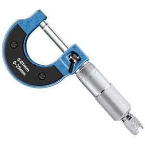 0-25MM Remklauw Buiten Micrometer Machinist Meetinstrument 0.01mm Nauwkeurigheid Precisie Metalen Gauge Schuifmaat(LXZ922125)