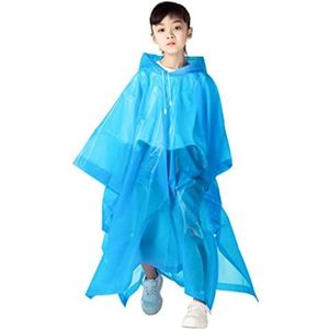 IWEIGN Regenjas De Trui Eva Waterdichte Kind Regenjas Outdoor Wandelen Reizen Regenkleding Kinderen Lichtgewicht Regenhoes Waterdichte Poncho, 1 kleur, A