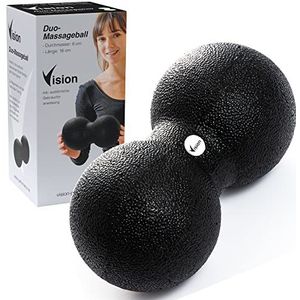 Vision Duo-massagebal, 8 x 16 cm, milieuvriendelijk en duurzaam materiaal, zelfmassage voor fascia, losmaken van spanningen, triggerpointtherapie, snelle regeneratie, professionals aanbevelen