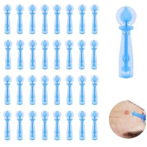 100 stuks mee-eters puistjesverwijderaar, puistje popper naald, puistje naalden, mee-eterverwijderaar set voor heldere huid