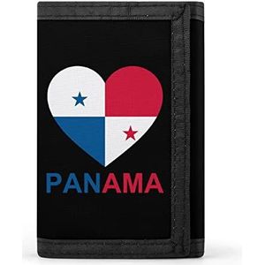 Love Panama Casual Heren Creditcardhouder Portefeuilles voor Vrouwen Slanke Duurzame Portemonnee met ID Venster