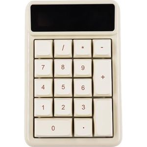 Sanerfa KM17 Mechanische Numerieke Toetsenbord 17 Toetsen Numpad Toetsenbord Calculator Efficiënte Gegevensinvoer, Hot Swappable