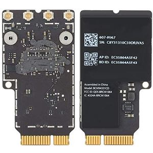 Draadloze netwerkkaart, Broadcom BCM94331CD 802.11ac Mini PCI-E WiFi WLAN Bluetooth 4.0-kaart, Bt draadloze wifi-kaartmodule voor IOS A1418 A1419
