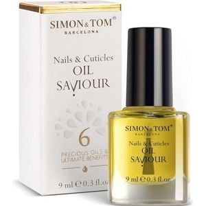 Simon&Tom Nail Oil Saviour 9 ml - Nagels & Nagelriemen reddende en herstellende olie - met jojoba & zoete amandelolie - 100% natuurlijke versterkende & helende Nagel- en nagelriemverzorging