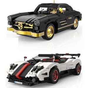 SPIRITS Sportwagenbouwsets, MOC Super Car Modelautosets Bouwstenen, Designer Speelgoedcollectie Displaydecoratie, Speelgoedautocadeaus for jongens, tieners, volwassenen en autoliefhebbers