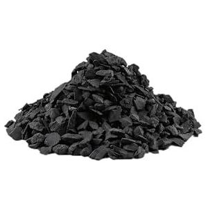 SN NATURSTEIN UG - Shungite stenen 500 g + spirituele hanger met shungite steen | edelsteen en Karelische steen