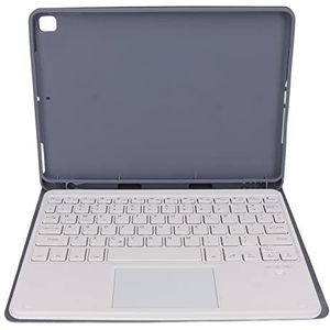 Smart Keyboard Case, Auto Wake Up Prevent Slip Verstelbare Hoek Tablet Case Professioneel voor 10.2 Inch 7 8 9 Generatie (Paars)