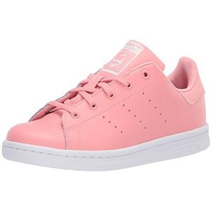 adidas Originals Kids' Stan Smith Sneaker, Glory Pink/Glory Pink/Footwear White, 1