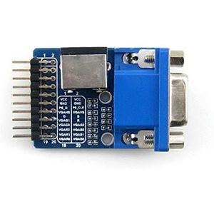 Waveshare VGA PS2 Board Accessory Test Module for VGA PS2 Control Connector Interfaces Development Board Kits