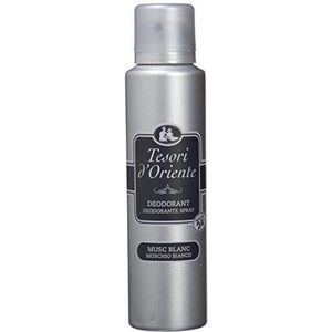 Tesori d'Oriente Deodorant muskus, wit, 150 ml, 2 stuks