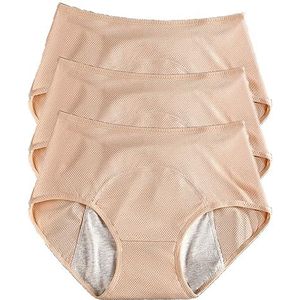 REUset Incontinentieslips voor dames, 3 stuks, wasbaar, ademend, waterdicht, incontinentieslip, A, XL