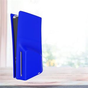 Game Console Soft Shell Skin Cover Voor PS5 Slanke Console Optische Drive Edition Siliconen Hoesje voor PS5 Slanke Optische Drive Edition Game Console Stofkap (Blauw)