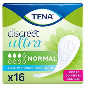 TENA - Discreet Ultra Pad - Inlegkruisjes - Normal - 8x16 stuks