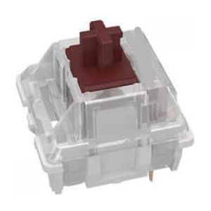 QPSJXN RGB mechanisch toetsenbord SMD Switches 3Pin Clicky Tastyle Opties Zwart Wit Groen Geel Rood Blauw Compatibel met GK61 GH60 (Coffee)