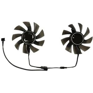 TH8015S2H-PCC02, grafische kaartkoeler, videoventilator, 2 stuks/set, voor Palit voor GTX 1630 voor Dual OC, voor GTX1630
