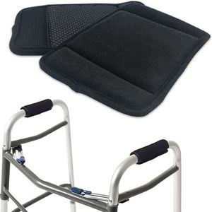 2 stuks handgreepbeschermers voor rollator en bagagewagen, zwart