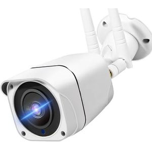 Bewakingscamera, 4G IP Camera Sim-kaart 1080P HD Metal Case Bullet Outdoor Camera Surveillance Beveiliging GSM Tweeweg audio P2P(WIFI Add 128G)