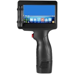 12,7 mm draagbare inkjetprinter met variabele QR-barcode, codedatum, nummer, logo, vervaldatumprinter,Soepele werking