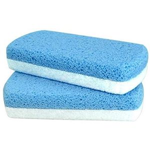Maryton Glazen puimsteen voor voeten, eeltverwijderaar en voetschrobber & pedicure exfoliator gereedschap, 2 stuks