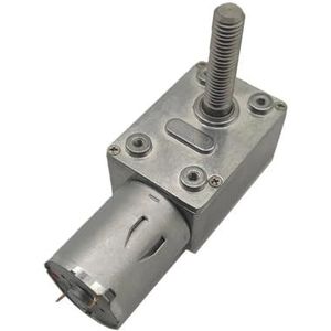 JGY-370 Lage Snelheidsverloopstuk 6 ~ 150 rpm Omkeerbare Output M8 33 mm Lengte Kleine Motor Zelfborgende DC-Reducer Slagmotor 1 PC (Maat: 12 V 23 rpm, Kleur: Pakket