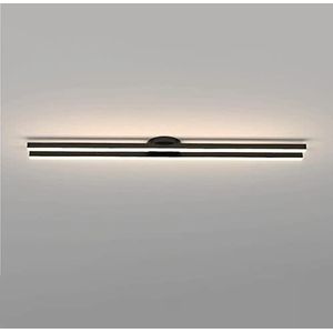 Moderne minimalistische plafondlamp Lange strip Dimbare LED semi-inbouw plafondlampbalk Lineaire halverlichtingsarmatuur for eetkamer Woonkamer Keuken Trap Gang Garderobekamer