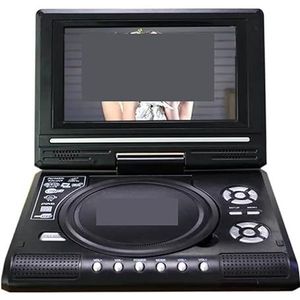 Reis-dvd-speler, 9,8 inch draagbare home auto dvd-speler vcd cd spel tv-speler usb-radio-adapter ondersteuning fm-radio ontvangen