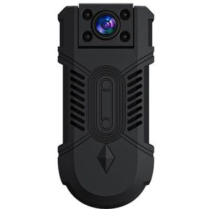 Draagbare DV-camera 1080P HD Mini Body Camera 1080P 180 ° Draaibare Opname Camcorder Nachtzicht Sport Nanny Beveiliging Bewakingscamera's(Only Camera)