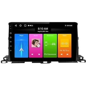Autoradio compatibel met Toyota Highlander Kluger XU50 2013-2019 2 Din Android auto-multimediaspeler(1G32G)
