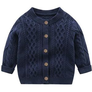 Runstarshow Baby vest pasgeboren baby jongen gebreide kleding baby meisje lange mouwen trui trui jas herfst winter warme outfits uitloper gebreide kleding voor pasgeboren baby baby's unisex leeftijd