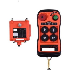 Afstandsbediening Kraan Industriële kraanafstandsbediening Dual Speed ​​Solid Crane Hoist Ondersteuning for draadloze afstandsbediening(1T 1R,Q404-2SPEED_AC22O)