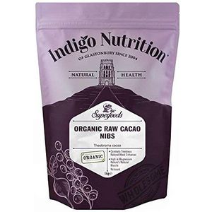 Indigo Herbs Bio Rauwe Cacaobonen Stukjes 1kg | Organic Raw Cacao Nibs