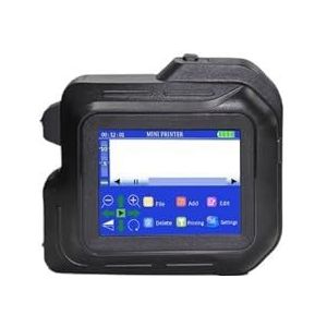 PC98 Mini Printer 28 Talen 12,7 mm Draagbare Printer Handheld Inkjet Printer QR Barcode Datum Logo Vervaldatum(With 1 ink-12.7mm)