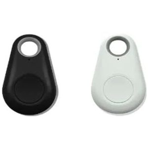 Mini GPS Tracker Bluetooth Buiten Anti-verloren Apparaat Huisdier Portemonnee Tracking Tweerichtings Positionering Slimme Locator Accessoire(SD Black 1 White 1)