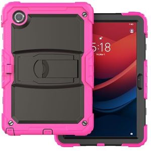 Tablet PC-hoes Kinderhoes compatibel met Lenovo Tab M11 TB-330FU/Lenovo Xiaoxin Pad 2024 TB-331FC, drie-in-één onbreekbare schaal, valbestendig, stofdicht, schokbestendig W-beugel+schouderriem Bescher
