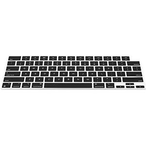 kwmobile Toetsenbord Cover Compatibel met Apple MacBook Pro 14"" (2021) A2442 - Toetsenbord Cover Amerikaans Engels QWERTY - Zwart