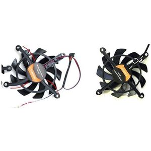2 stuks 85MM 4PIN 12V koelventilator RTX 2060 SUPER GPU-ventilator voor COLORFUL voor GeForce GTX 1660Ti 1650 1660 grafische kaartventilator(B)