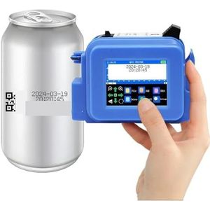 12,7 mm mini-handheld inkjetprinter Tekst QR-barcode Batchnummer Logo Afbeelding Datum Afdrukmachine Lichtgewicht en handig(Without ink)