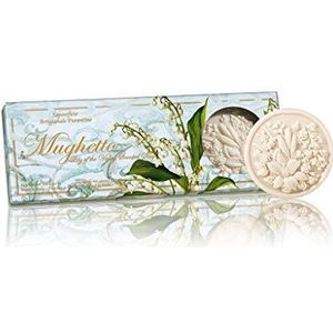 Fiorentino - Handgemaakte Zeep - Lelietje Van Dalen - Geschenkdoos Met Drie Stukken - 3 X 125 G