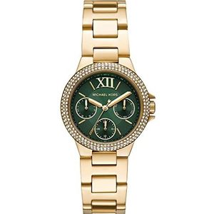 Michael Kors - Camille analoog quartz horloge met gouden roestvrijstalen band voor dames MK6981