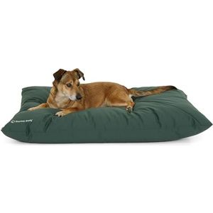 Doctor Bark Country Hondenkussen, grote honden, wasbaar, hondenbed, zacht, ligkussen, behaaglijk onderhoudsvriendelijk, GreenLabel (country-kussen, XL, groen)