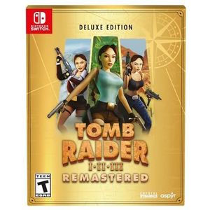 Tomb Raider I-III Remastered met Lara Croft Deluxe Edition - Nintendo Switch