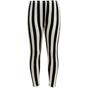 A2Z 4 Kids Meisjes Leggings Zwart Wit Verticaal - Stripes Legging 7-8