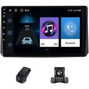 Android autoradio 2 Din geldt voor UAZ Patriot 3 2016-2021 met Draadloze Carplay Android Auto GPS Navi WiFi 9 inch met Bluetooth FM/RDS+ Achteruitrijcamera/Stuurwielbediening(C10)