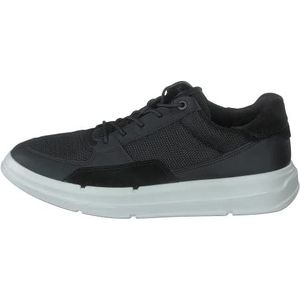 ECCO Soft X Sneakers voor heren, zwart, 47 EU