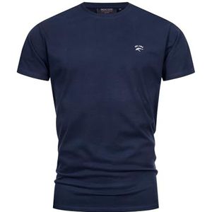 INDICODE JEANS Shirt ' Kloge '  blauw / wit