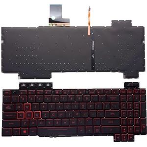 Voor ASUS voor TUF voor Gaming FX705D FX705G FX705A FX705DD US Toetsenbord Verlicht Rood