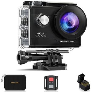 Actiecamera - 4K Ultra HD - Waterdicht - 170 Graden Groothoeklens