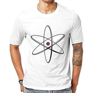 Physics Science T-shirt met korte mouwen voor heren, grafische ronde hals, print, casual T-shirt, tops, 5XL