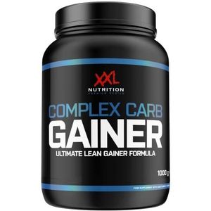 XXL Nutrition - Complex Carb Gainer - Maaltijdvervanger, Weight Gainer, Shake Spiergroei & Herstel - Banaan - 1000 Gram